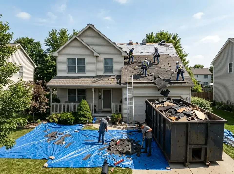 roof-replacement-debris-remova-004 — frequently asked questions, Cheapest Dumpster Rentals in The Acreage, FL